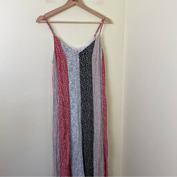 Skies Are Blue Mixed Print V-Neck Sleeveless Maxi Dress in SIZE MEDIUM - Picture 12 of 12